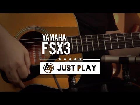 Yamaha FSX3 Red Label Acoustic Electric Guitar w/Bag - Vintage Natural