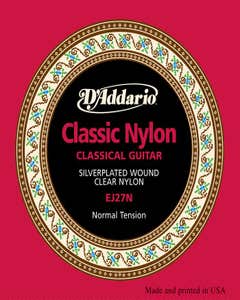 D'Addario Classic Nylon String Set (EJ27N)