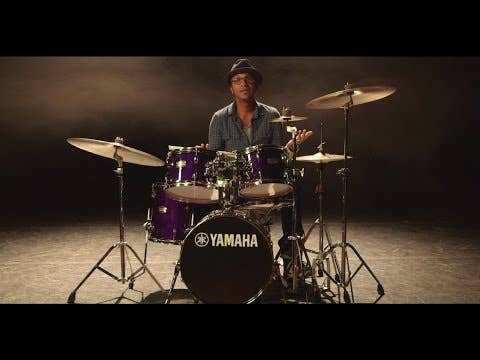 Yamaha Manu Katche Junior Drum Kit (Shell Pack) - Deep Violet