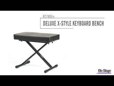 OnStage Adjustable Keyboard Bench/Stool (OSKT7800+)