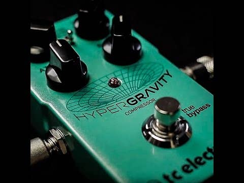 TC Electronic HyperGravity Compressor Guitar Pedal