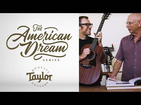 Taylor American Dream AD17e Acoustic Electric Guitar w/Aerocase - Spruce/Ovangkol