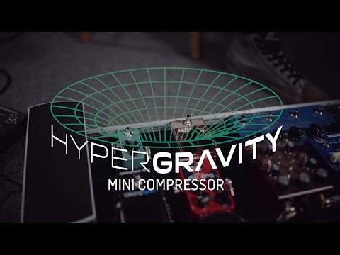 TC Electronic HyperGravity MINI Compressor Pedal