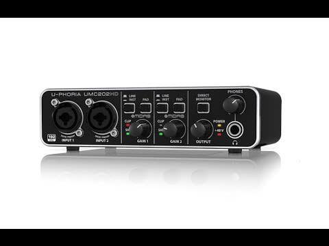 Behringer U-Phoria UMC202HD USB Audio Interface