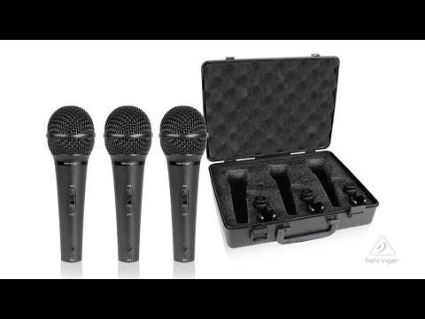 Behringer XM1800S Dynamic Microphones (3-Pack)
