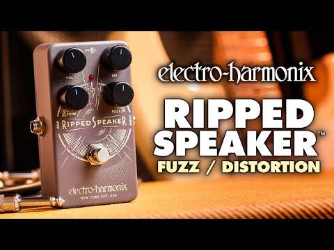Electro Harmonix Ripped Speaker Fuzz / Distortion Pedal
