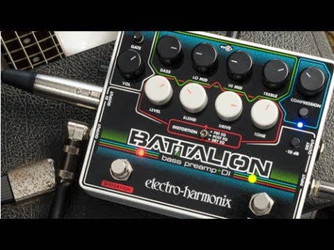 Electro Harmonix Battalion Bass Preamp and DI 