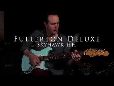 G&L Fullerton Deluxe Skyhawk HH Guitar w/Deluxe Gigbag - Old School Tobacco Sunburst - One Only