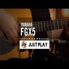 Yamaha FGX3 Red Label Acoustic Electric Guitar w/Bag- Vintage Natural