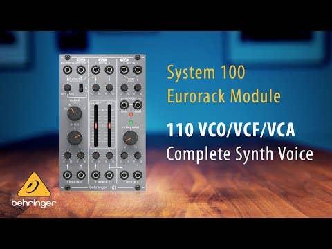 Behringer VCO / VCF / VCA Analog Eurorack Module 110
