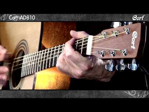 Cort AD810 Dreadnought Acoustic Guitar - Natural - Left Handed