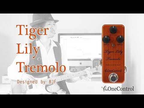 One Control BJF Tiger Lily Tremolo Pedal