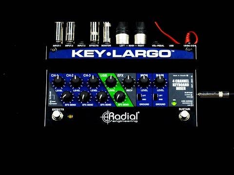 Radial Key-Largo Keyboard Mixer and Performance Pedal