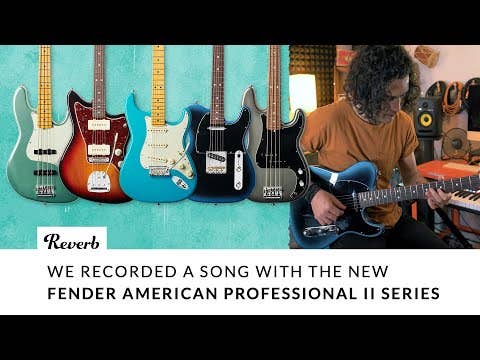 Fender American Professional II Telecaster Deluxe w/Case - Miami Blue MN