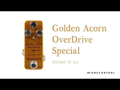 One Control BJF Golden Acorn OverDrive Special Pedal