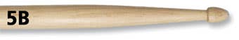 Vic Firth 5B Wood Tip Drumsticks