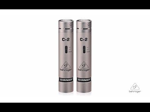 Behringer C-2 Matched Pair Condenser Microphones (C2)