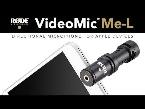 Rode VideoMic Me-L Directional microphone for iPhone/iPad (Lightning Connection)