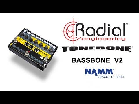 Radial Bassbone v2 2ch Preamp/Tone Shape/DI Pedal
