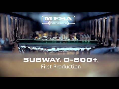 Mesa Boogie Subway D800+ Bass Amp Head