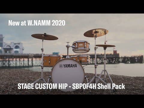 Yamaha Stage Custom Hip Drum Kit w/Crosstown Hardware Package - Natural Wood