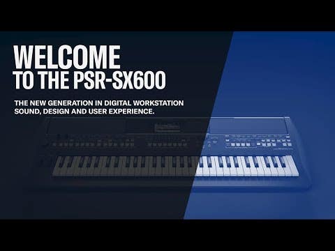 Yamaha PSRSX600 Portable Keyboard
