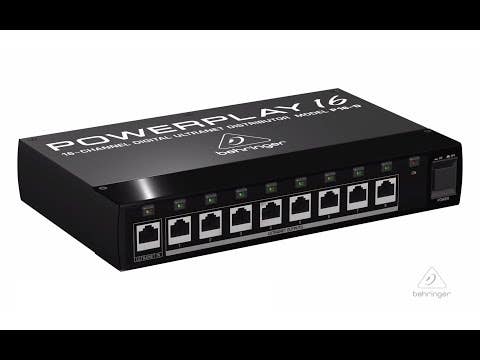 Behringer Powerplay P16-D 16-Channel Digital ULTRANET Distributor (P16D)