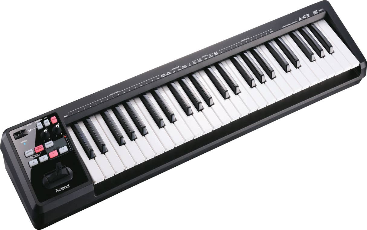 Roland A49 MIDI Keyboard Controller - Black (A-49BK)