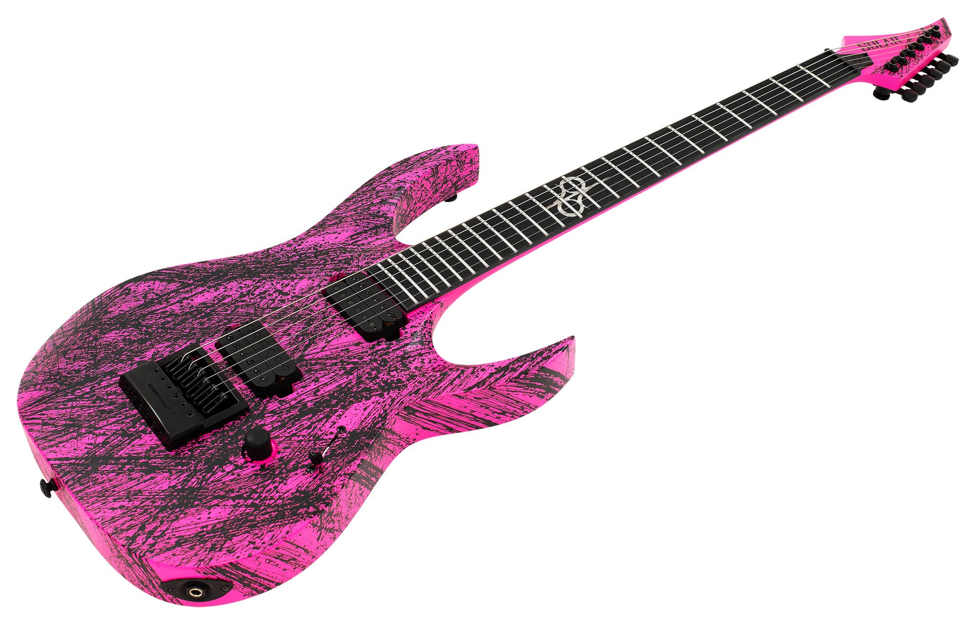 Pink solar guitar cheap