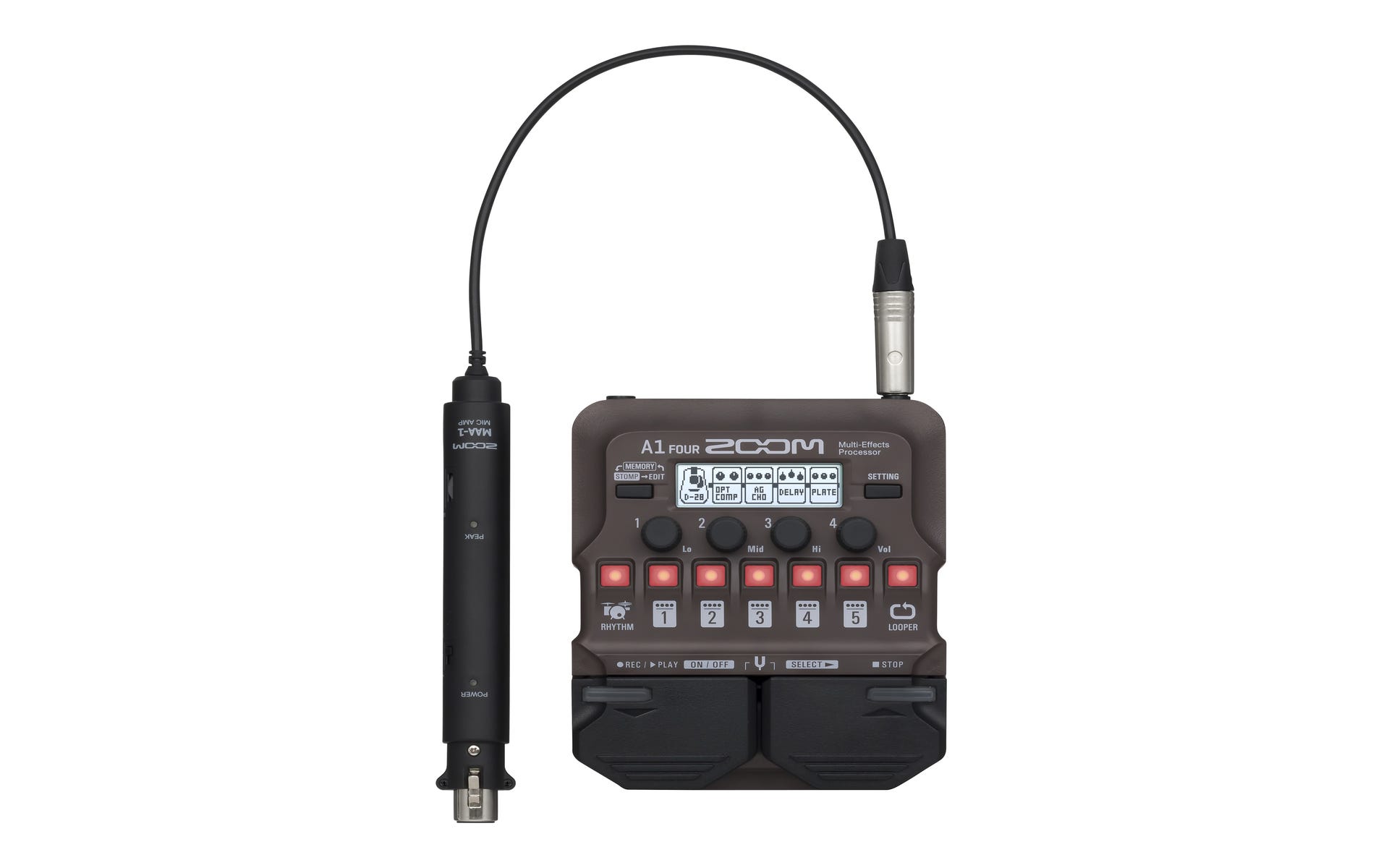 Zoom A1 FOUR Acoustic / Brass and Woodwind Multi-Effect Pedal
