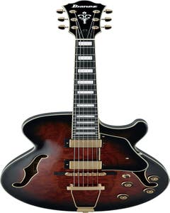 Ibanez AG95QA DBS Artcore Hollowbody Guitar