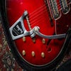 60’s Airline 7230 (Harmony H78) 3x Argyle Gold Foil Pickups & Hard Case - Pre Owned