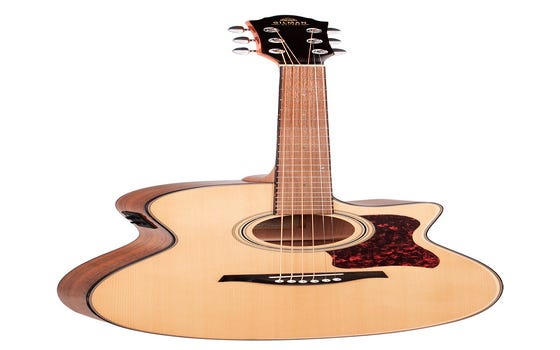 Gilman GA10CENG Acoustic Electric Guitar - Spruce/Walnut