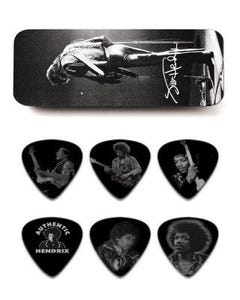 Jim Dunlop Jimi Hendrix - Portrait Collectors Pick Tin -12 Picks