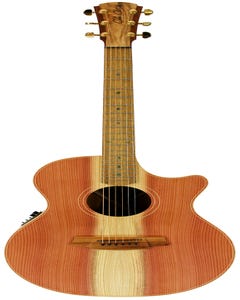 Cole Clark CCAN2EC-RDBL Acoustic Electric Guitar w/Case - Redwood/Blackwood