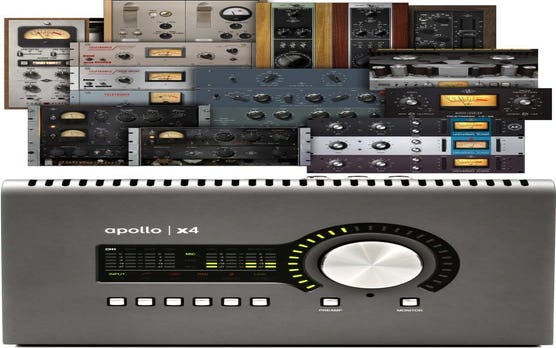 Universal Audio APOLLO X4 Thunderbolt 3 Audio Interface w/UAD-2 QUAD Core Processing - Heritage Edition