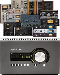 Universal Audio APOLLO X4 Thunderbolt 3 Audio Interface w/UAD-2 QUAD Core Processing - Heritage Edition