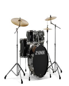 Sonor Studio AQ1 5pc Drum Kit w/Hardware - Piano Black