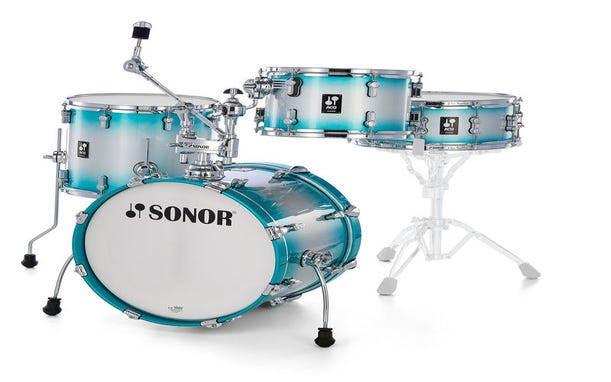 Sonor Bop AQ2 All-Maple Drum Shell Pack - Aqua Silver Burst