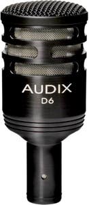Audix D6 Dynamic Instrument Microphone 