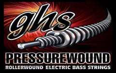 GHS Pressurewound Long-scale 4-String Bass Strings - 44-102