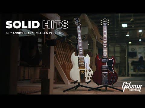 Gibson 60th Anniversary 1961 Les Paul SG Custom w/Sideways Vibrola - Polaris White - One only