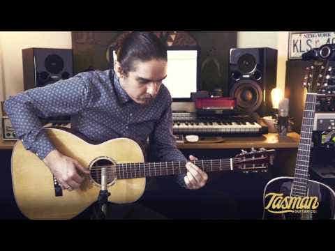 Tasman Seeker TA100-P Parlour Acoustic Guitar w/Case