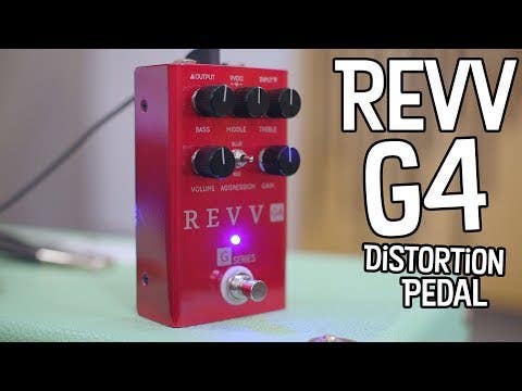 Revv Amplification G4 Red Channel Distortion Pedal