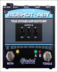 Radial bigshot ABY pedal
