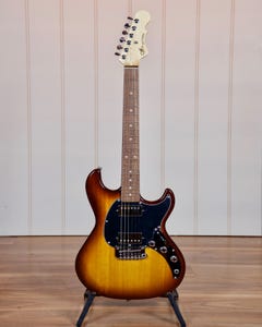 G&L Fullerton Deluxe Skyhawk HH Guitar w/Deluxe Gigbag - Old School Tobacco Sunburst - One Only