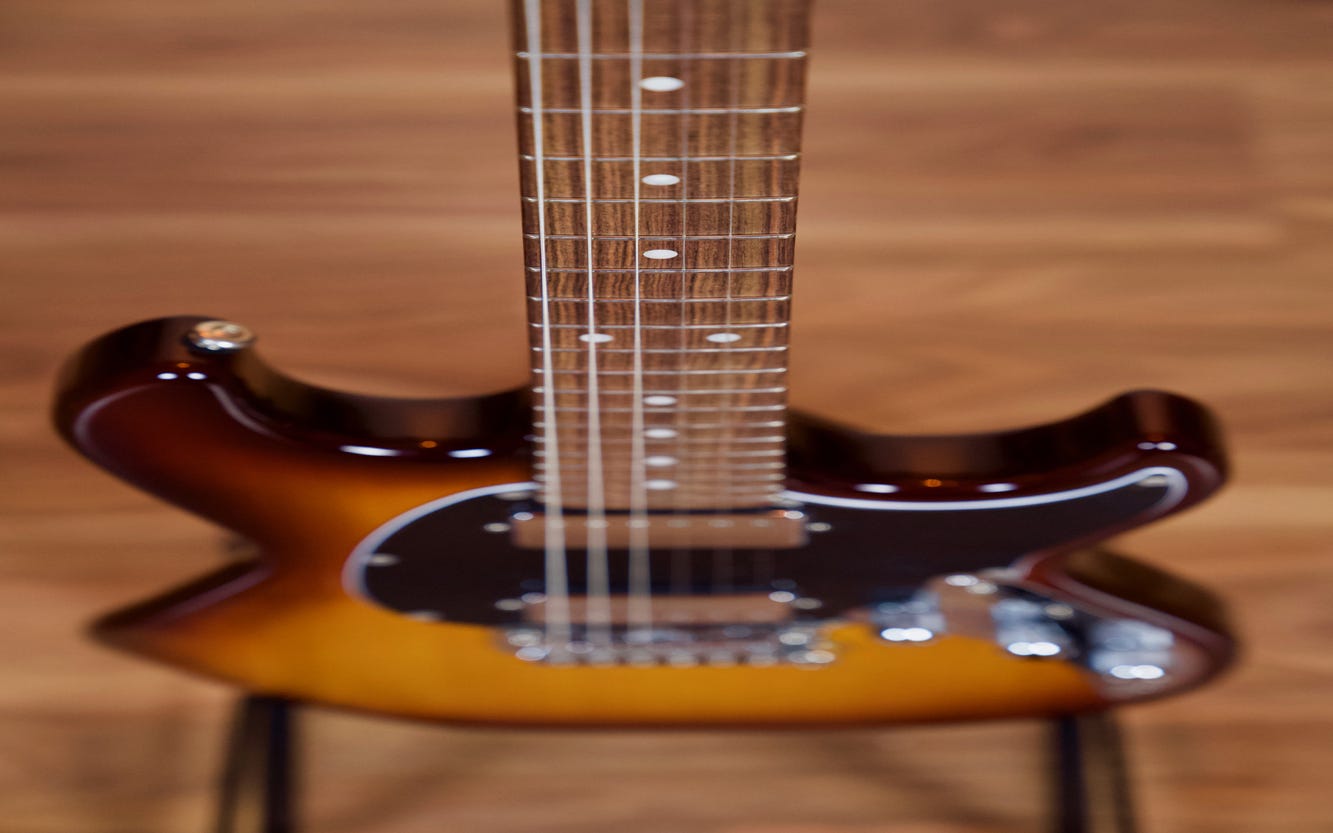 G&L Fullerton Deluxe Skyhawk HH Guitar w/Deluxe Gigbag - Old School Tobacco Sunburst - One Only