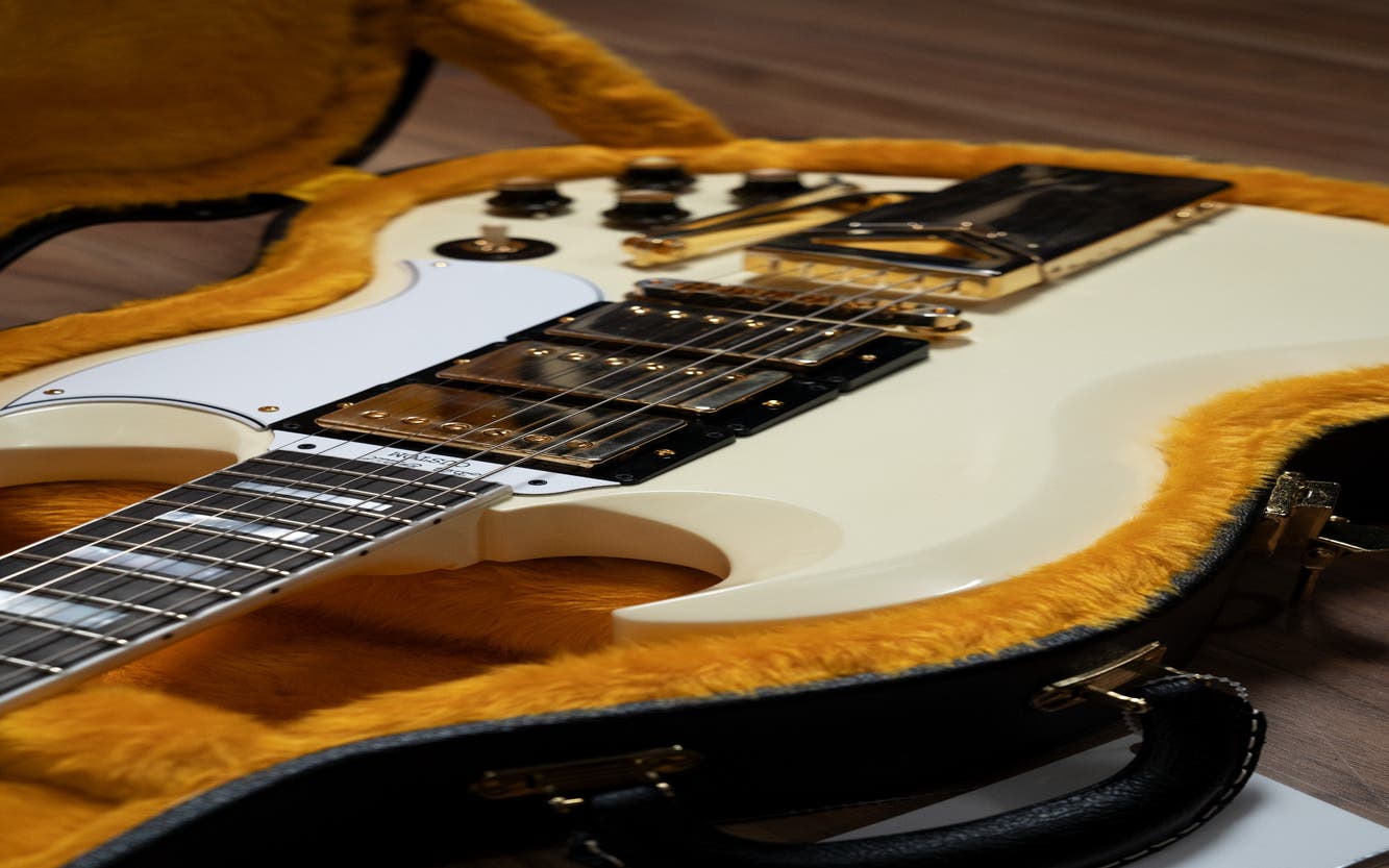 Gibson 60th Anniversary 1961 Les Paul SG Custom w/Sideways Vibrola - Polaris White - One only