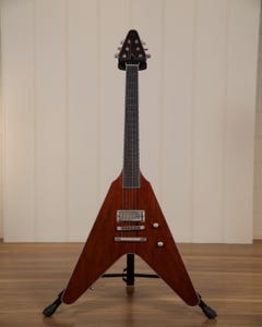 Vance Custom "Clonakilla" Flying V Guitar w/Case - Cherry/Brown/Bordeaux 