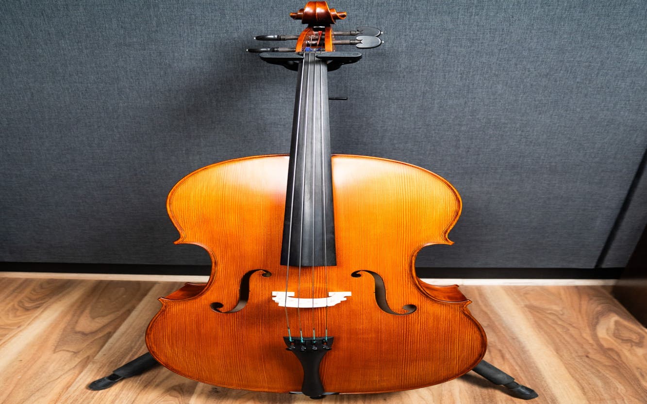 Gliga Vasile Advanced 4/4 Cello - Instrument Only w/Evah Pirazzi Strings